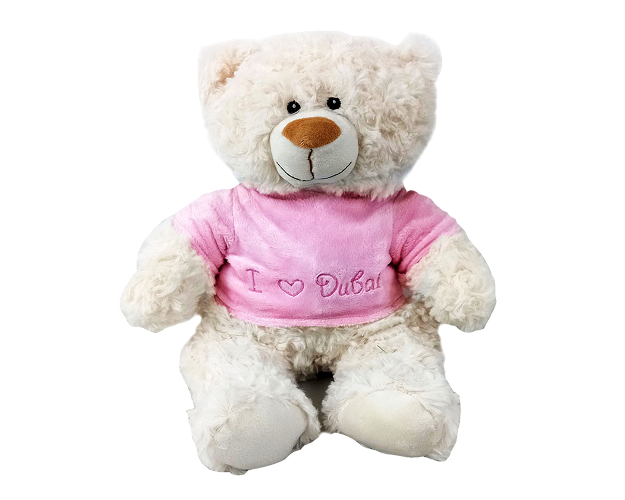 Cream Bear with Velour Hoodie