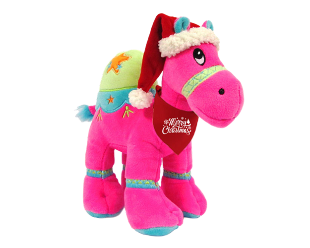 Dark Pink with Santa Hat